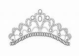 Pretty tiara coloring Page For Girls Printable Free  Coloring Pages sketch template