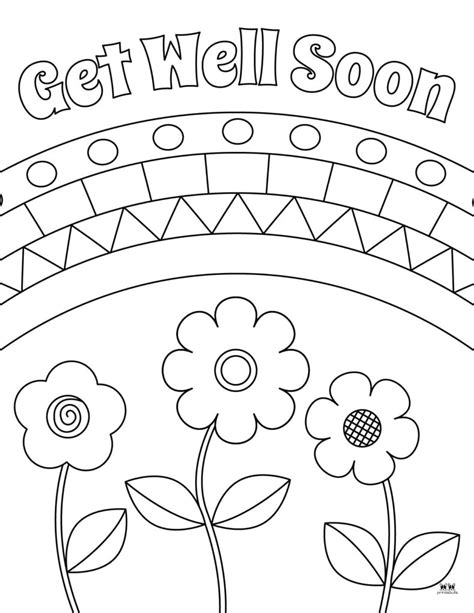 Get Well Soon Coloring Pages - 15 FREE Pages | Printabulls