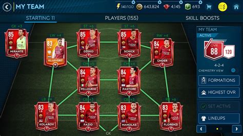 [Squad building] FULL ROMA SQUAD 🛑Any suggestions? : r/FUTMobile