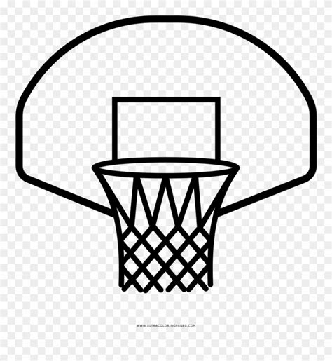 Excellent Basketball Hoop Coloring Page Design Ideas - Easy Basketball ...