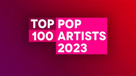 TOP 100 – POP ARTISTS 2023 - CLOSED! – Dabeme