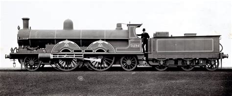 London & North Western Railway - LNWR 2-2-2-2 steam locomotive Nr. 2525 "GREATER BRITAIN" (LNWR ...