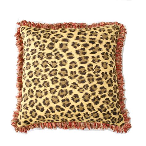 Throw Pillow Indoor/Outdoor 22" Square Sunbrella Deluxe with Fringe