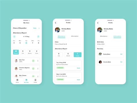 Tendee - Student Leave App Exploration by Mario Yaputra on Dribbble