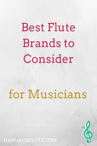 Best Flute Brands to Consider Beginner Through Professional - Hannah B Flute