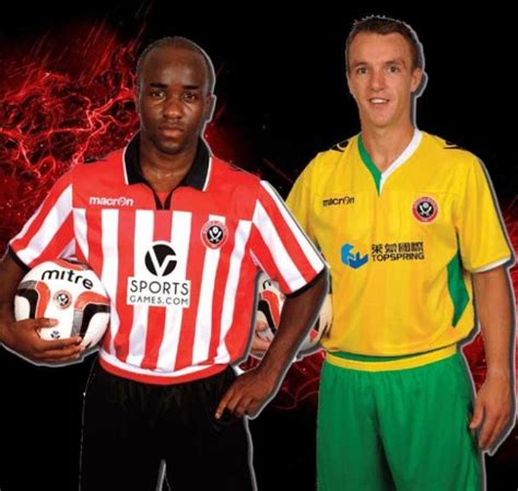 New Sheffield United Kit 13/14- Macron SUFC Home Away Shirts 2013-2014 ...