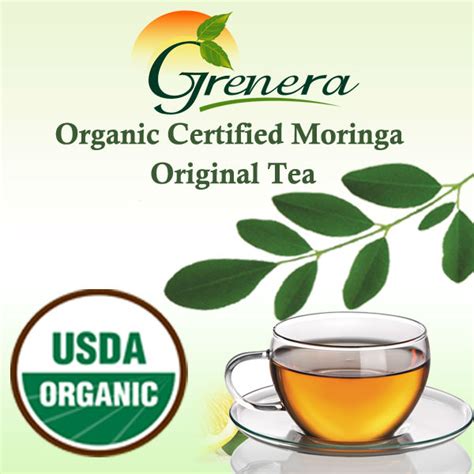 Organic Certified Moringa Original Tea,India Grenera price supplier - 21food