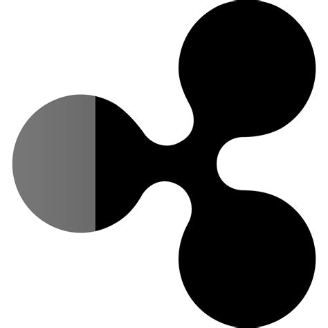 Ripple Logo Black and White (1) – Brands Logos