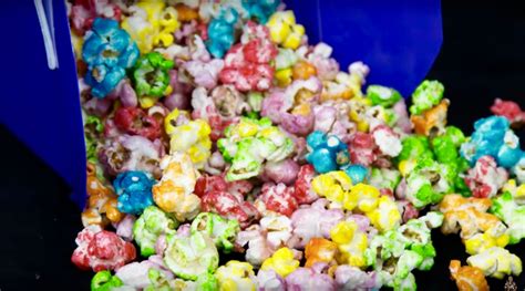 Rainbow Popcorn with Fruit flavours :) - Steve's Kitchen