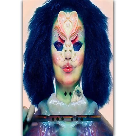 MQ3012 Hot Bjork Utopia Album Pop Rap Music New 2017 Cover Hot Art Poster Top Silk Canvas Home ...