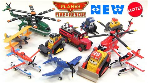 11 Disney Planes Fire and Rescue New Mattel Deluxe Die-Cast Toy ...