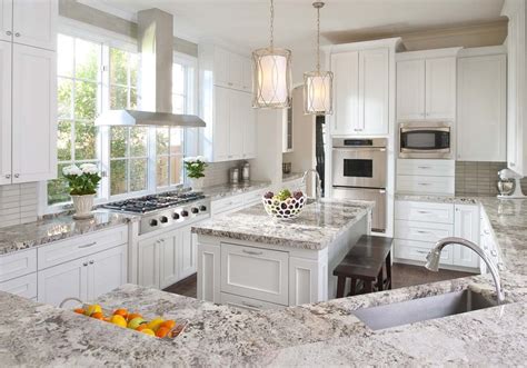 White ice granite countertops, inspiration and tips for using them