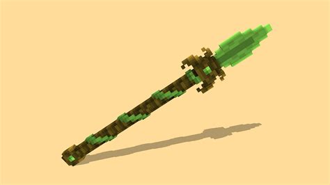 Minecraft 3D Spear - 3D model by oGian [ed90ad9] - Sketchfab