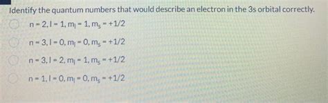 Solved If the transition of an electron in an atom between | Chegg.com