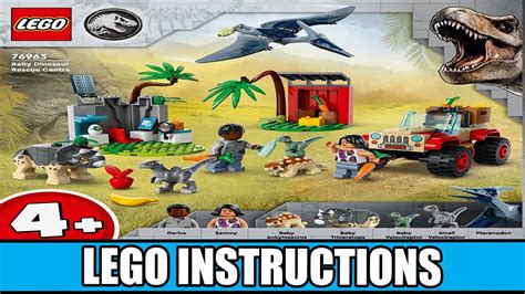 LEGO Instructions - Jurassic World - 76963 - Baby Dinosaur Rescue ...