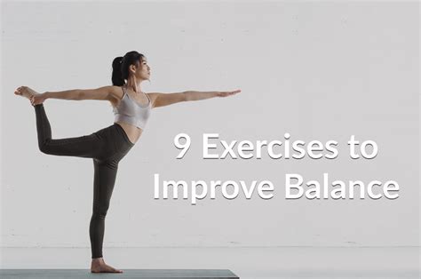 9 Exercises to Improve Balance | Therapydia