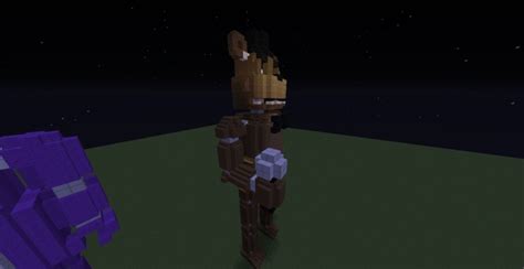 FNAF 1 Freddy Fazbear Statue Minecraft Map