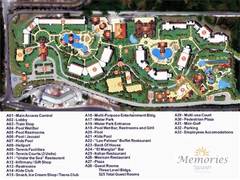 Resort Map | Memories Splash | Punta Cana, D.R.