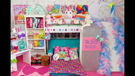 Doll Rainbow Bunk Bed Slide its JoJo Siwa ~ New Bedroom Epic Room Tour! - YouTube