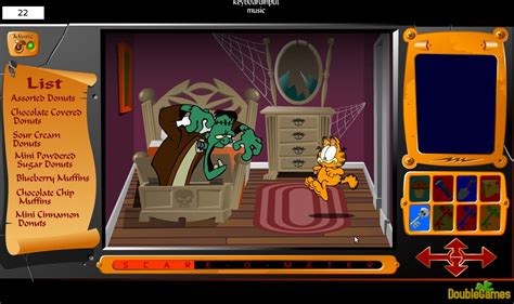 Garfield's Scary Scavenger Hunt Online Game