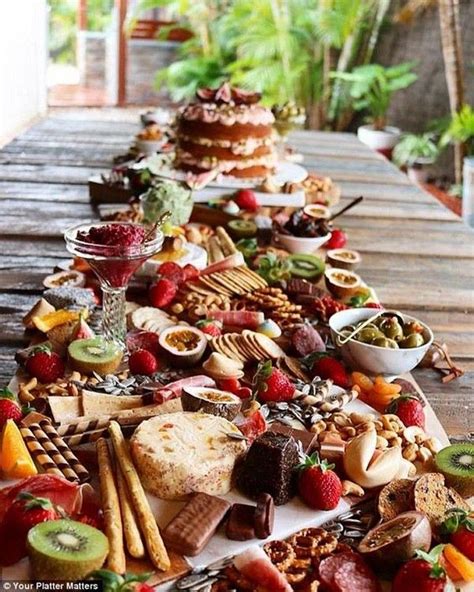 Rustic Outdoor Wedding Charcuterie Food Ideas