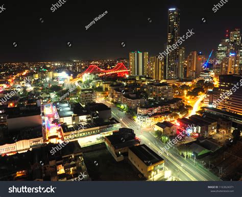 Brisbane City Skyline Night Storey Bridge Stock Photo (Edit Now) 1163624371