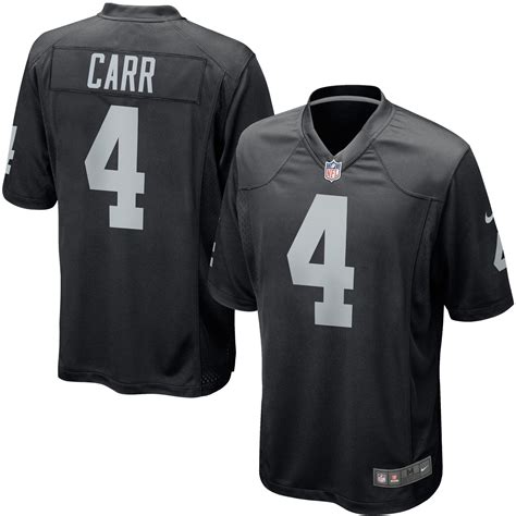 Derek Carr #4 Las Vegas Raiders 2021 Black Game Player Jersey