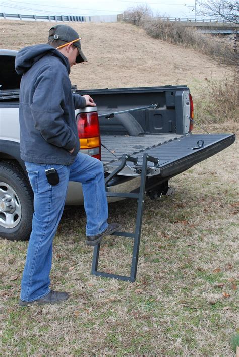 Pickup Truck Tailgate Step Ladder | Truck tailgate, Tailgate step, Truck bed accessories