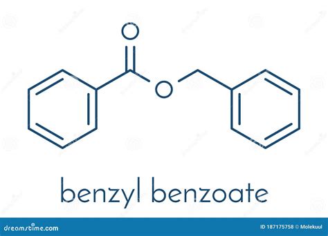 Benzyl Benzoate Drug Molecule. Used As Acaricide, Scabicide, Etc ...