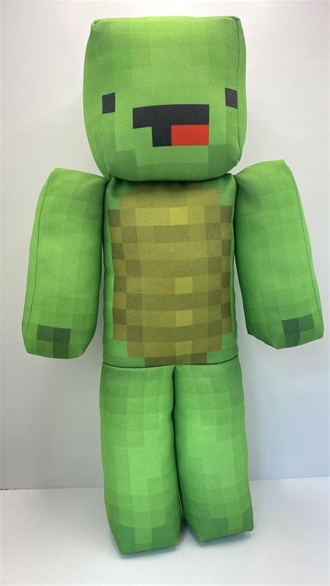 Mikey Plush Toy Minecraft Youtuber From Mikey and JJ - Etsy Finland