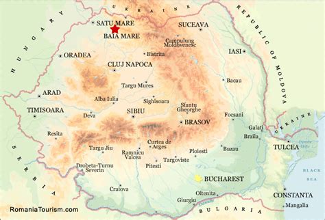 Baia Mare - ROMANIA. Baia Mare City Map (Harta Orasului Baia Mare)