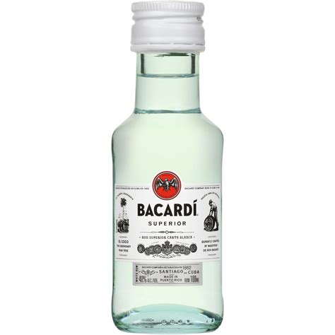 Bacardi Superior White Rum, 100 mL - Walmart.com - Walmart.com