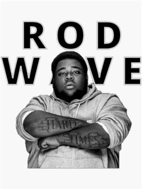 "Rod Wave rapper" Sticker for Sale by TamelaBracken | Redbubble