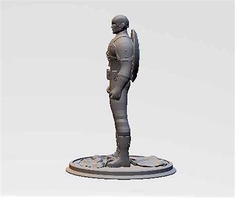 Captain America Figure 3D Printing Model