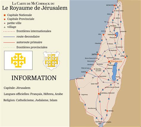 Kingdom of Jerusalem Map, 2015 (Christian Levant) by theirishisraeli on DeviantArt