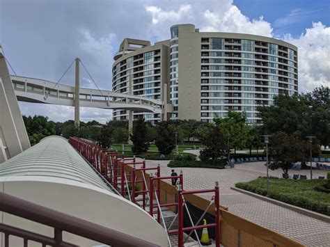 Bridge Between Disney's Contemporary Resort to Bay Lake Tower Closing for Brief Refurbishment ...