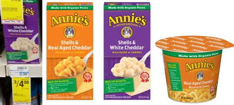 Annie’s Mac & Cheese $1 Each!