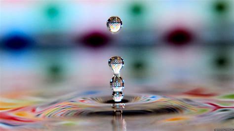 3D water drop...