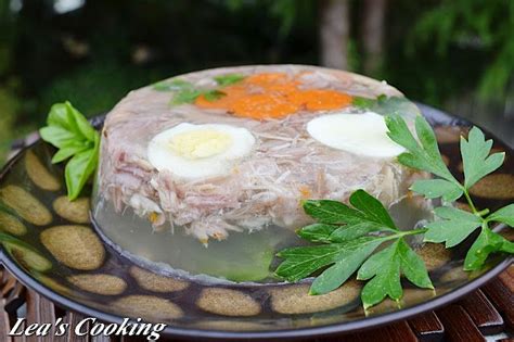 Lea's Cooking: Russian Holodets Meat Jelly {Xолодец} | Pork gelatin, Healthy snacks recipes ...