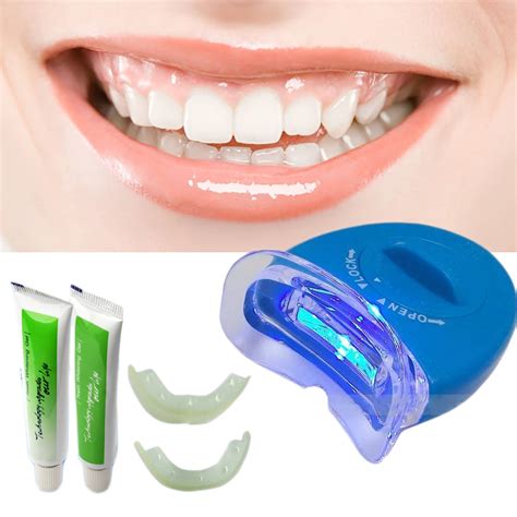 White Light Teeth Whitening Tooth Gel Whitener Health Oral Care Toothpaste Kit For Personal ...