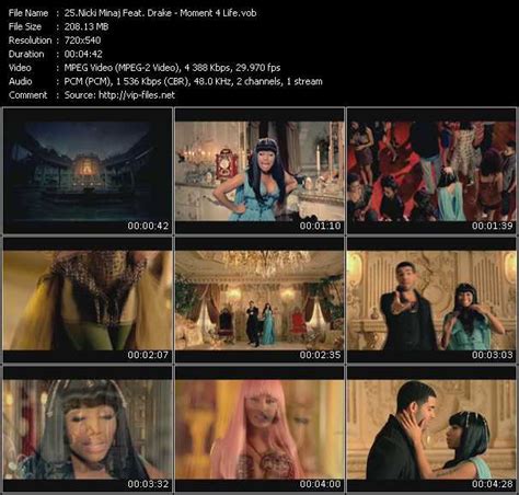 Nicki Minaj Feat. Drake - Moment 4 Life - Download High-Quality Video(VOB)