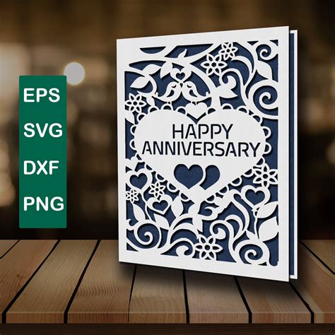 Anniversary Card Svg Free - Printable Cards