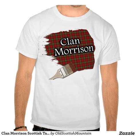 Clan Morrison Scottish Tartan Paint Shirt | Zazzle.com | Paint shirts, Scottish tartans, Fraser clan