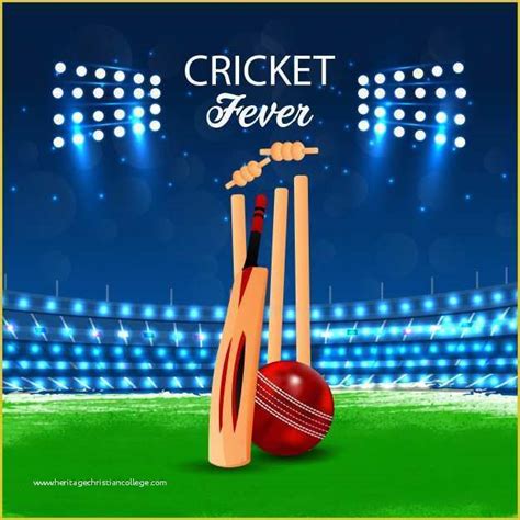 Cricket Website Templates Free Download Of Cricket Match Concept with Stadium and Background ...