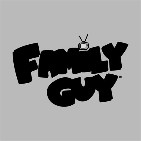 Family Guy Logo Black and White (1) – Brands Logos