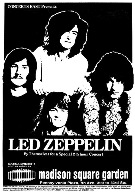 09/19/1970: Led Zeppelin @ Madison Square Garden | Concert Archives