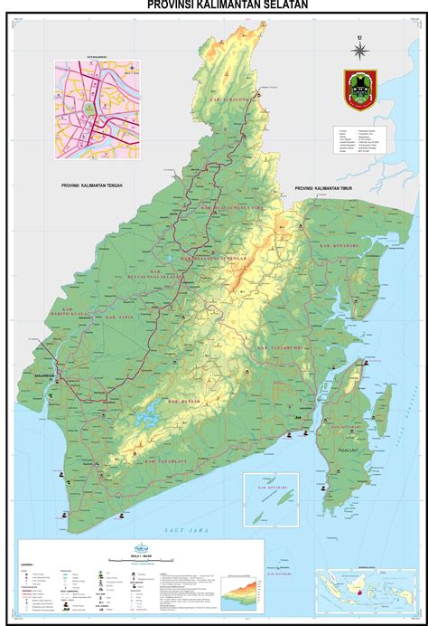 South Kalimantan Map