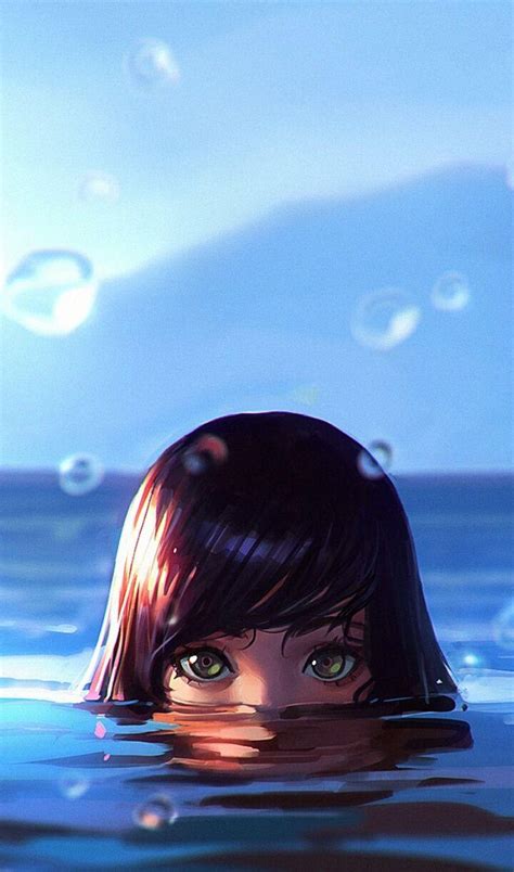 Water Anime Girl Wallpapers - Top Free Water Anime Girl Backgrounds ...