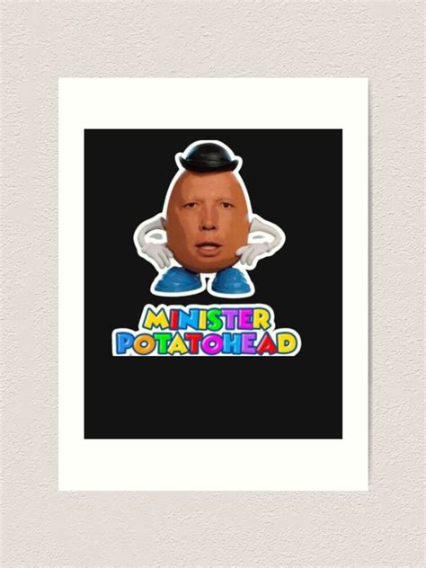 "Potato peter dutton- funny peter dutton meme potatohead" Art Print for ...