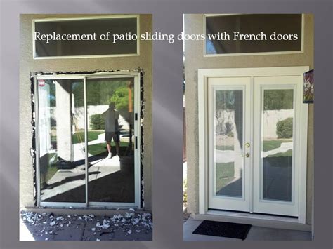 Replacing Sliding Glass Patio Doors With French - Glass Designs